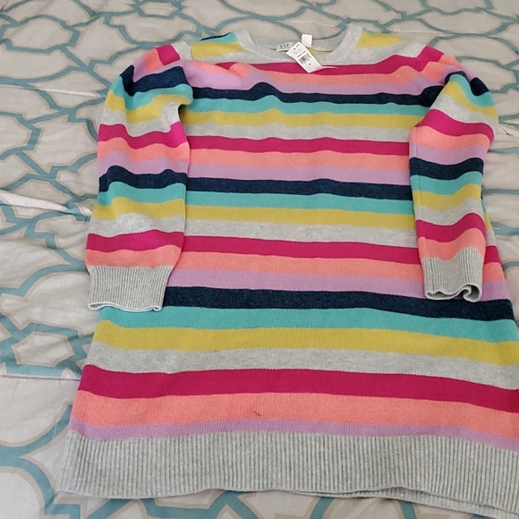 GAP Other - Girls crazy striped sweater dress GAP Other - Girls crazy striped sweater dress